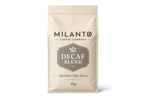 Milanto Decaf Blend coffee bag